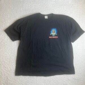 Iron Maiden men's black fan club rare tshirt band metal 3xl